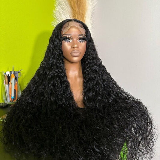 Glueless Lace Wigs Water Wave