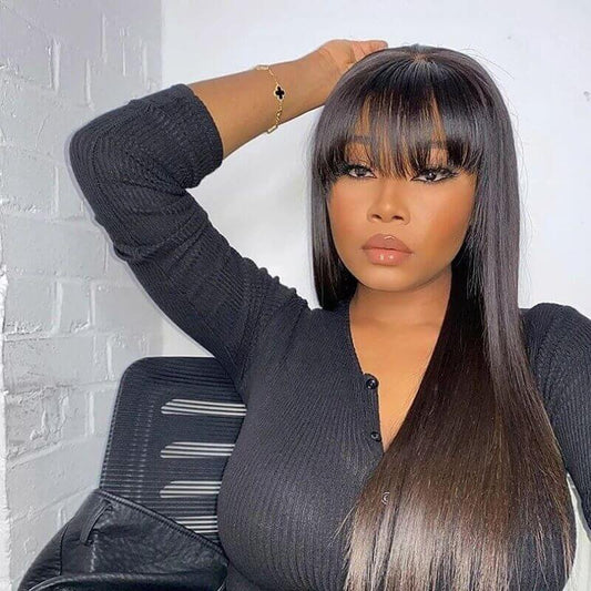 Wigs With Bangs Straight