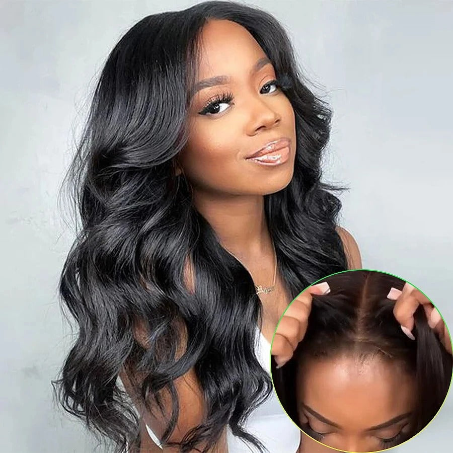 HD Lace 5x5 Closure Wig Body Wave Human Hair Glueless Wig