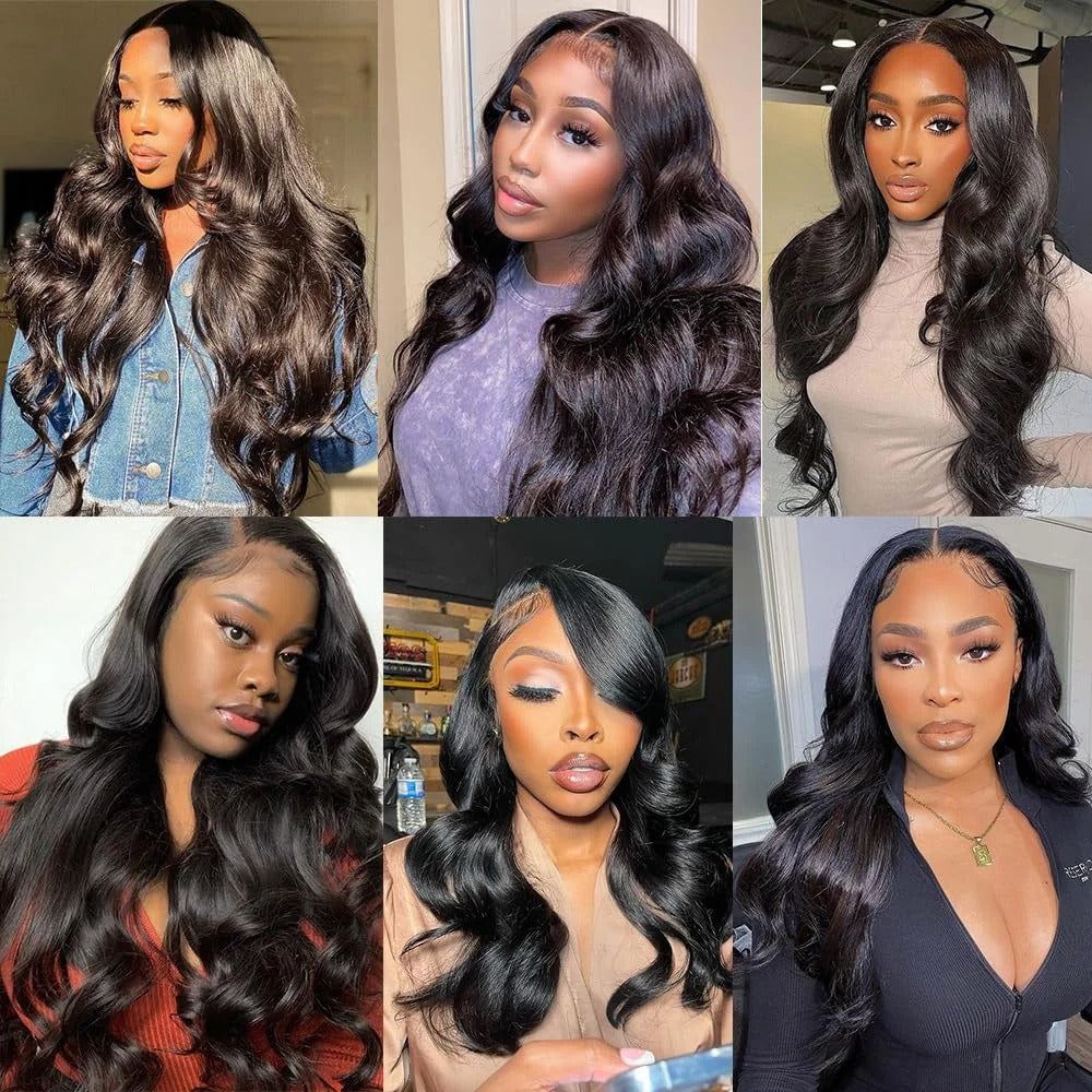 HD Lace 5x5 Closure Wig Body Wave Human Hair Glueless Wig