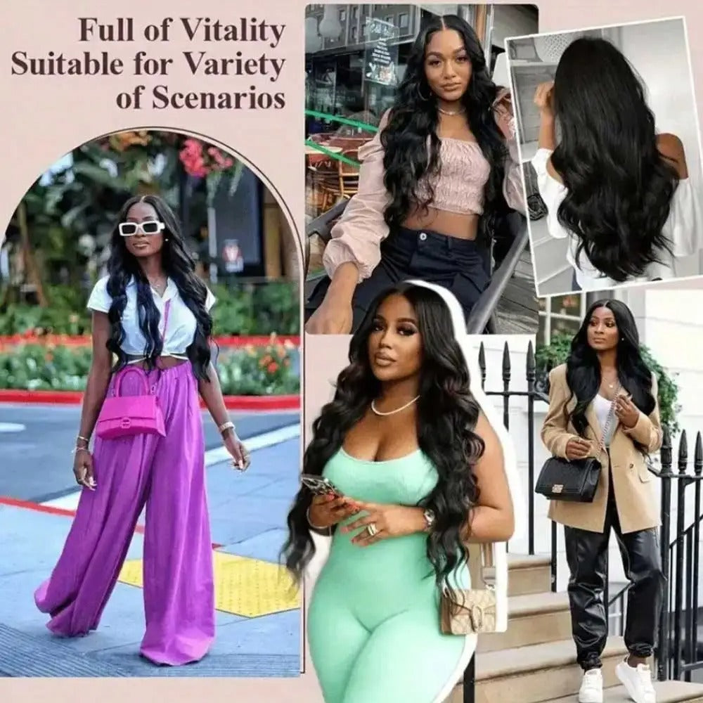 Transparent Lace 13x4 Lace Front Wig Body Wave Human Hair Glueless Wig