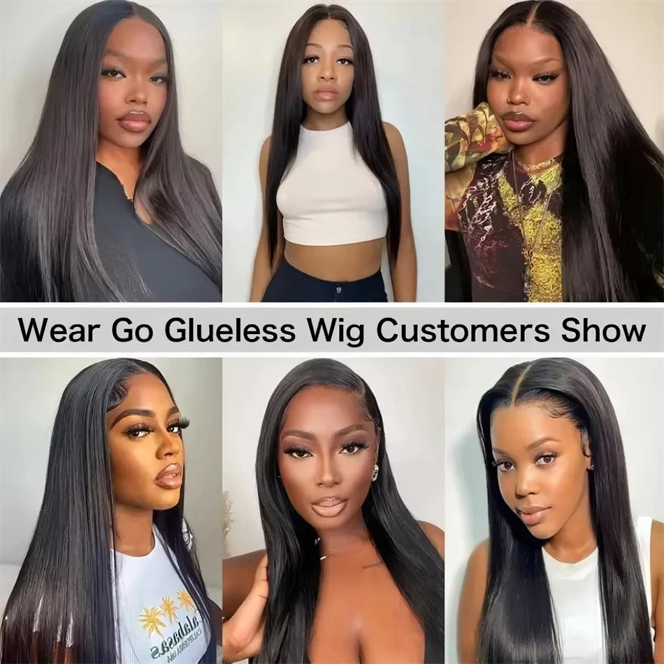 HD Lace 5x5 Closure Wig Straight Human Hair Glueless Wig