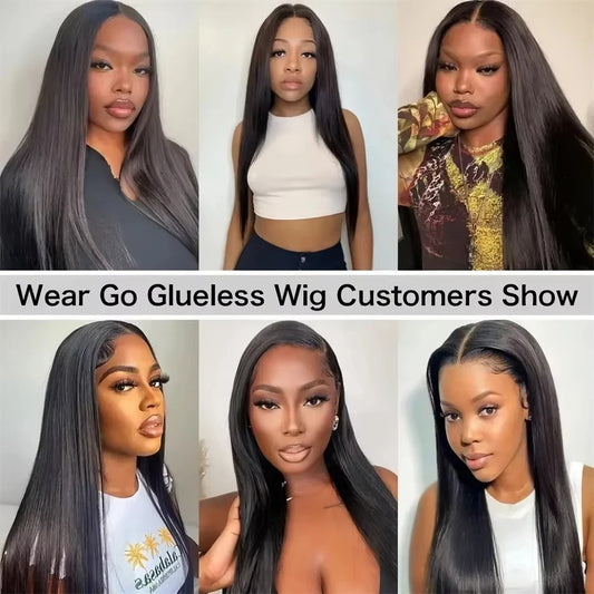 HD Lace 5x5 Closure Wig Straight Human Hair Glueless Wig
